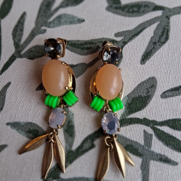 J.Crew Colorful Drop Fringe Dangle Earrings - Picture 3 of 5